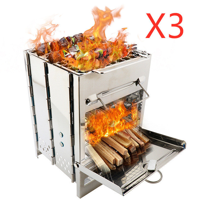 Lightweight Folding Wood Stove