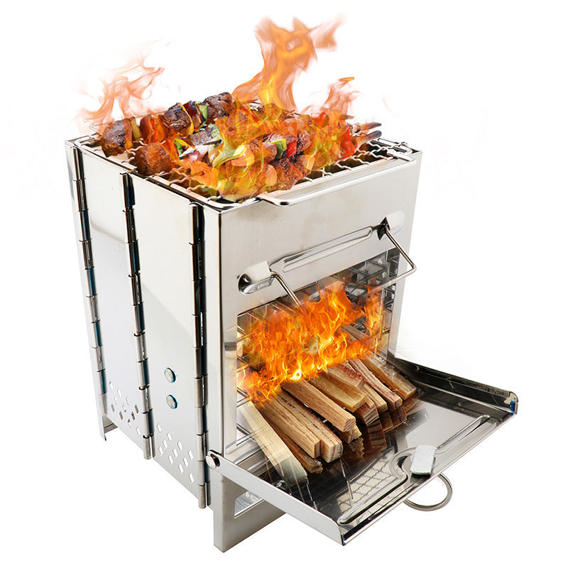 Lightweight Folding Wood Stove