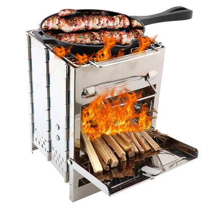 Lightweight Folding Wood Stove