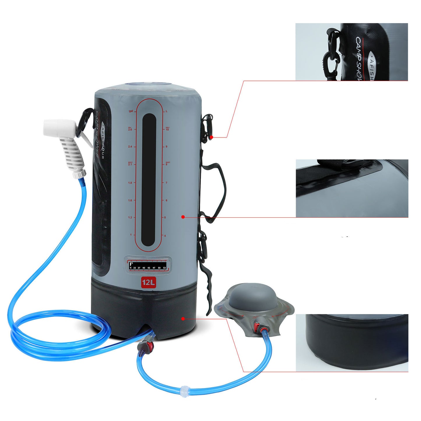 Off Grid Shower Bag